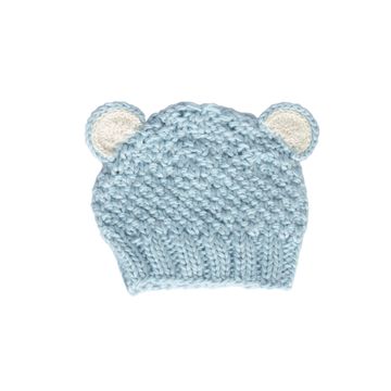 Acorn Kids Bear Beanie Blue in Blue
