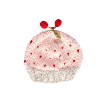 Acorn Kids Cherry Beanie in Pink