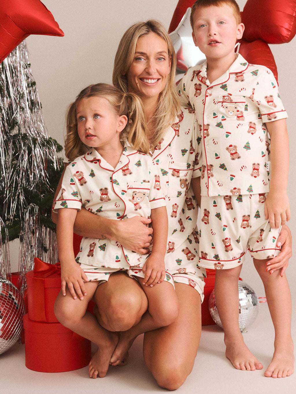 HUXBABY FESTIVE HUX ADULT PJ SET in EGGNOG