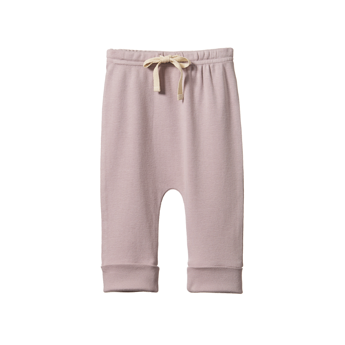 Nature Baby Cotton Drawstring Pants in Lilac
