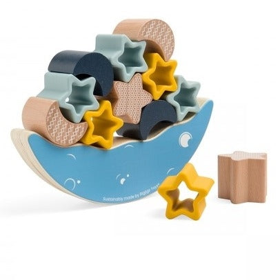 Bigjigs Toys - Moon Balance Stacker