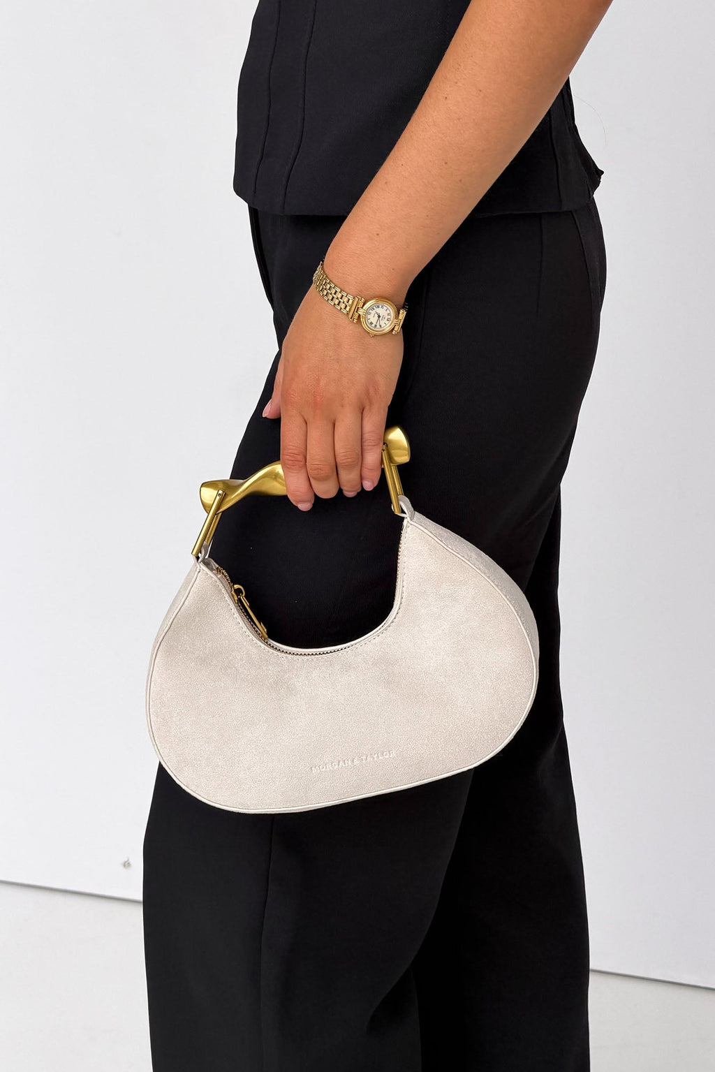 Morgan & Taylor Myla Handbag in Cream White in cream