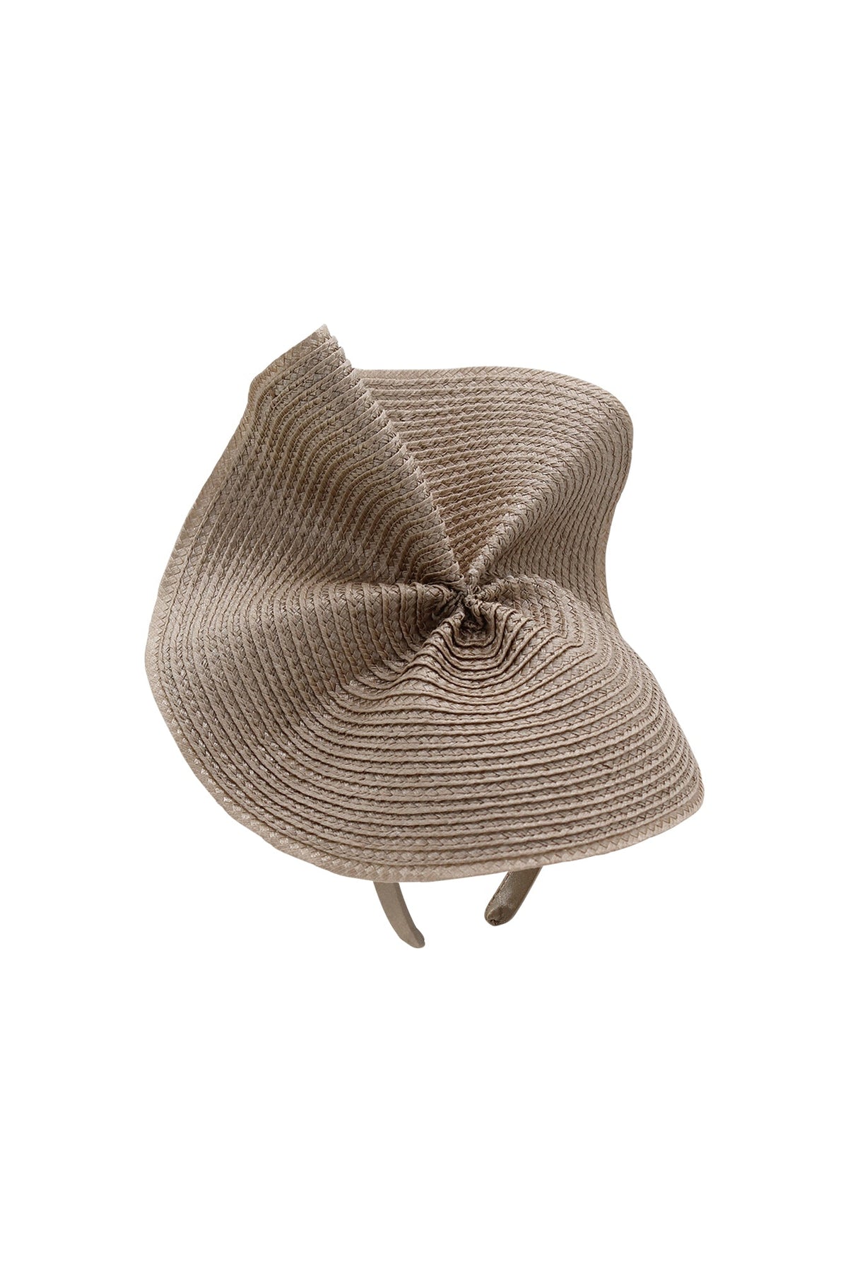 Morgan & Taylor Zaria Fascinator in Beige in Beige