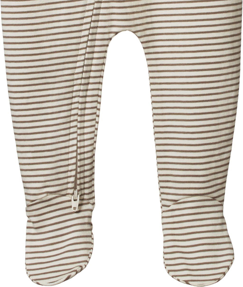Nature Baby Dreamlands Suit in Mushroom Pinstripe
