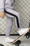 Cracked Soda - Milo Black Stripe Trackpant