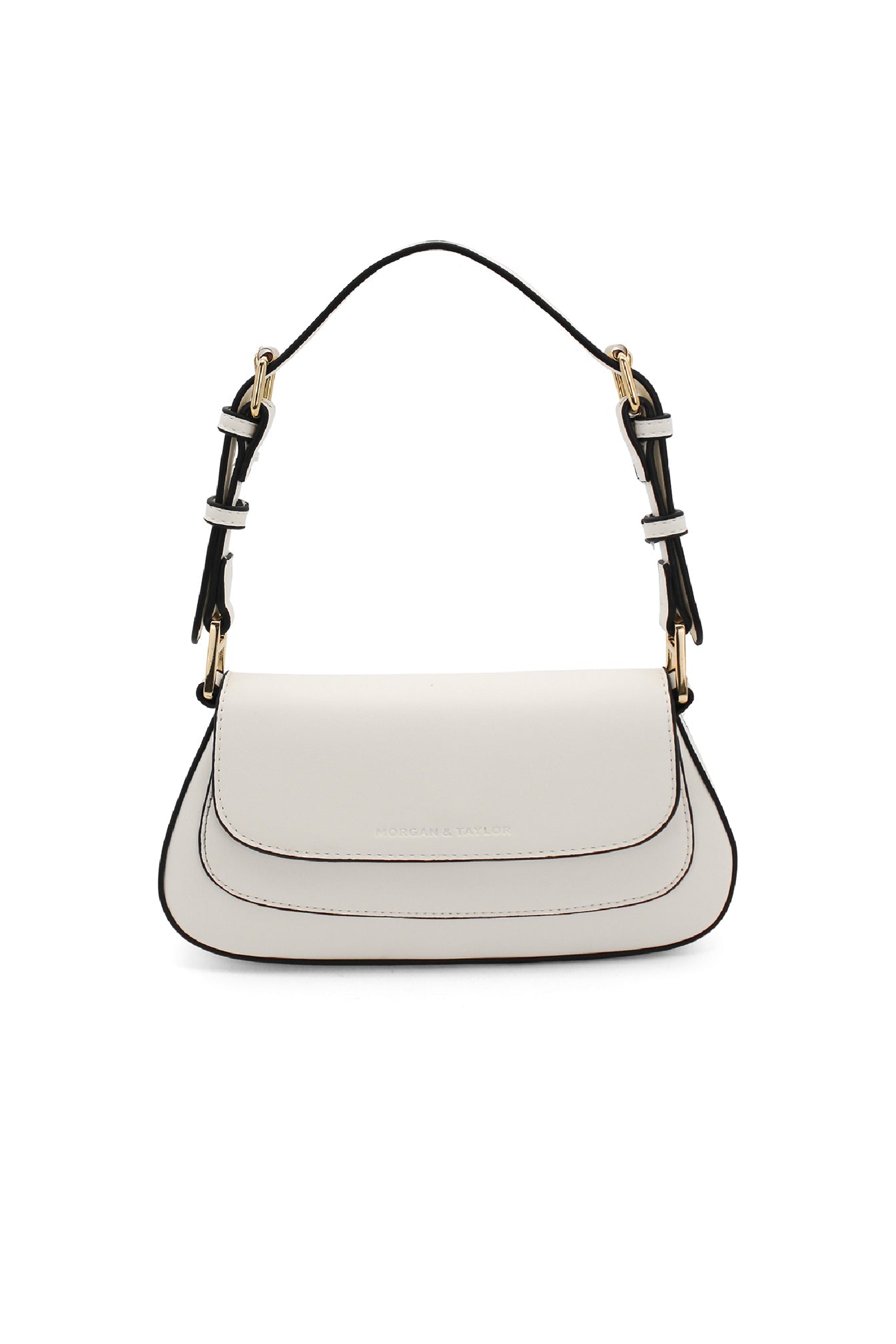 Morgan & Taylor Hailey Shoulder Bag in White in White