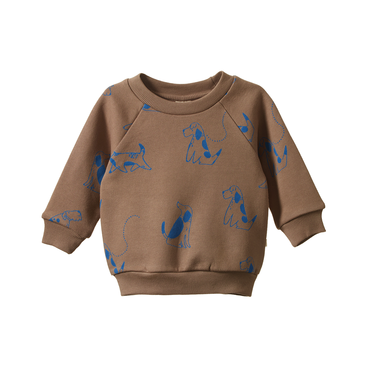Nature Baby Emerson Sweater in Dog Walks Print