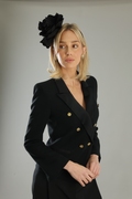 Morgan & Taylor Amy Fascinator in Black in black