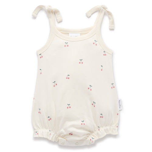 Aster & Oak - Cherry Bubble Romper