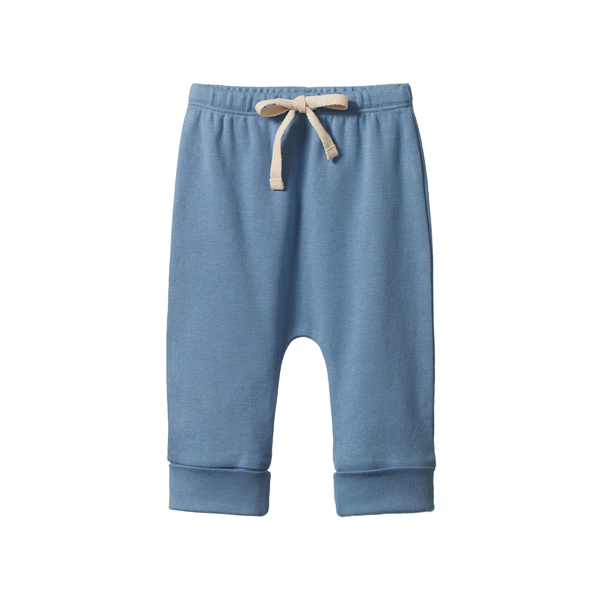 Nature Baby Cotton Drawstring Pants in Jetty