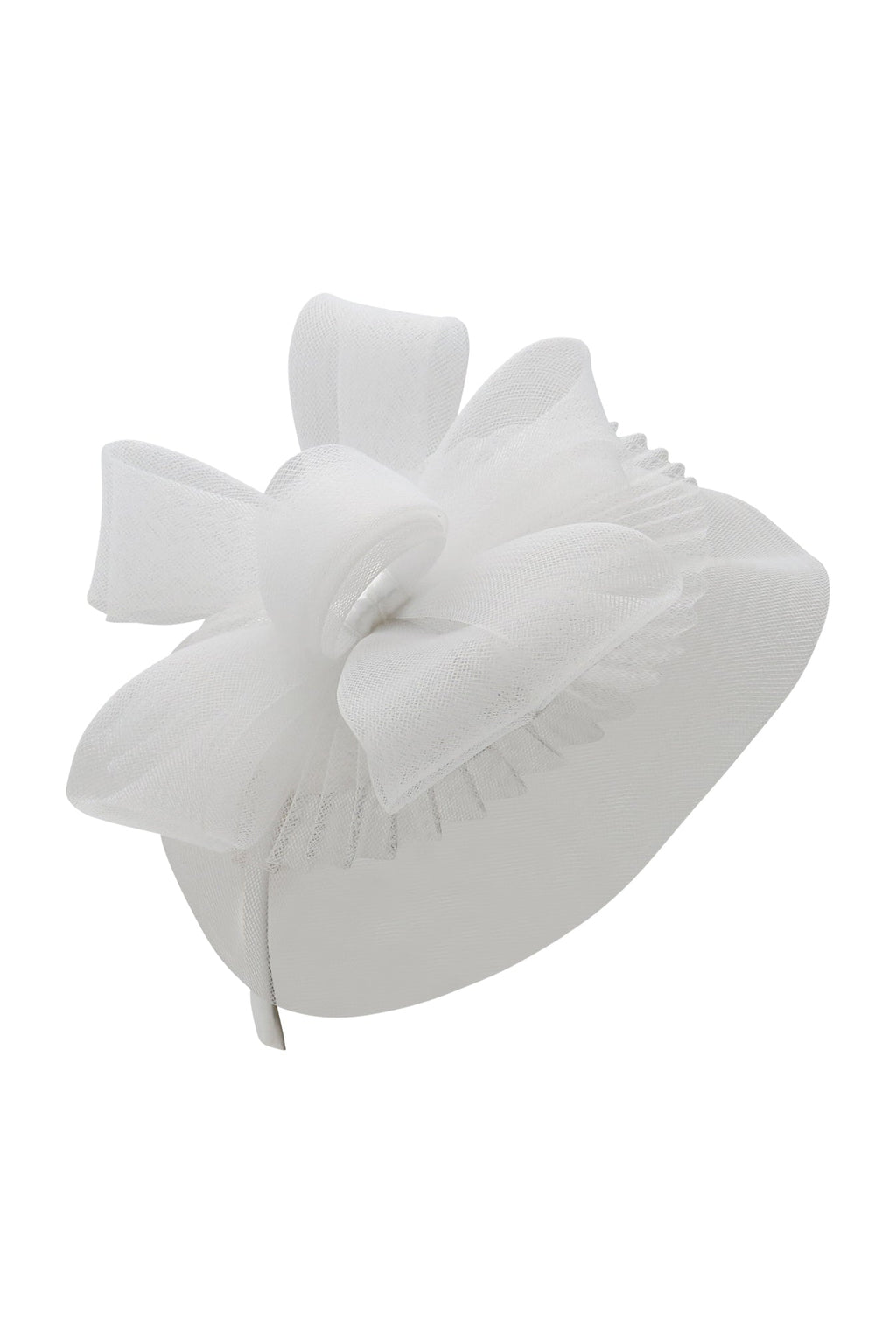 Morgan & Taylor Simone Fascinator in White in white