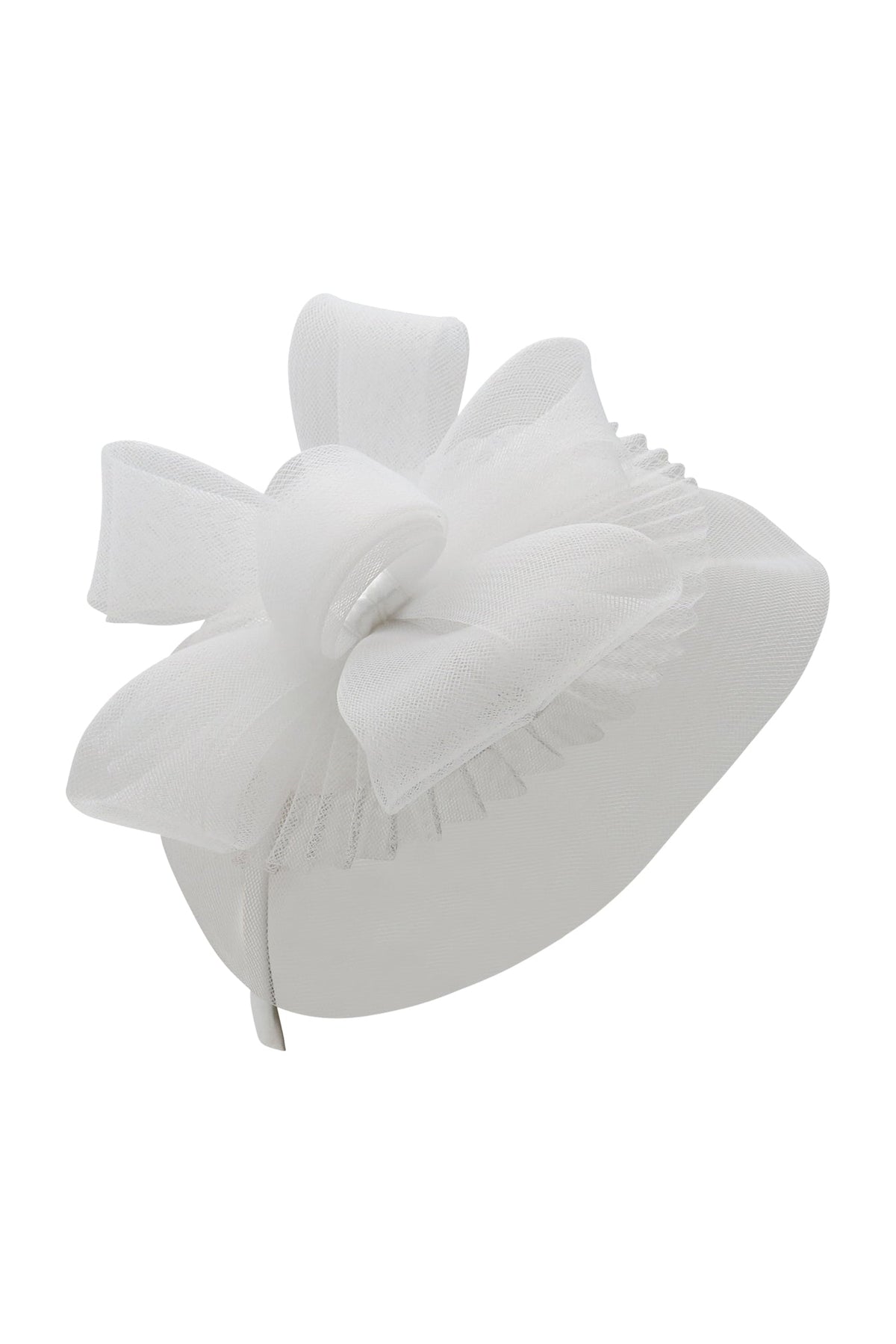 Morgan & Taylor Simone Fascinator in White in white