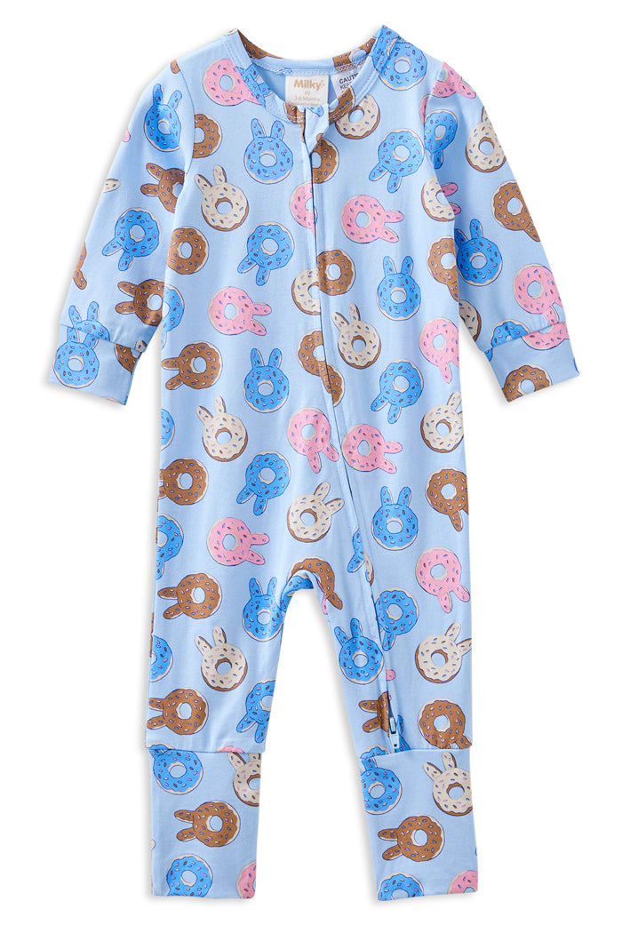 Milky Clothing Donut Bunny Zip Romper