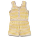 Wilson & Frenchy - Sunny Sorbet Organic Knitted Stripe Playsuit (WFS25)