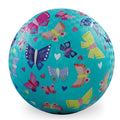 Crocodile Creek - 7 inch Playground Ball - Butterfly Rainbow (Aqua)