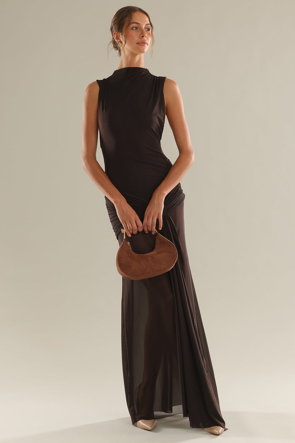 Morgan & Taylor Myla Handbag in Chocolate Brown in brown