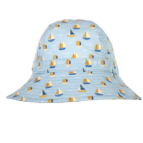 Acorn - Sail the Bay Wide Brim Infant Hat
