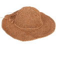 Acorn - Caramel Santorini Straw Hat - Adult