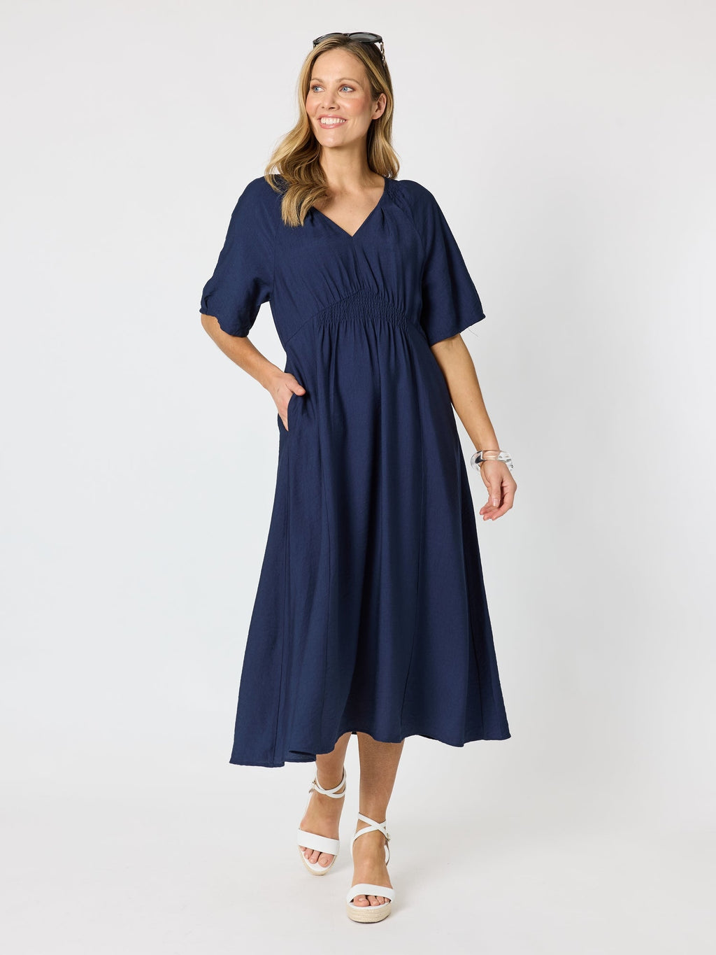 Clarity Marina Dress - Navy in Navy