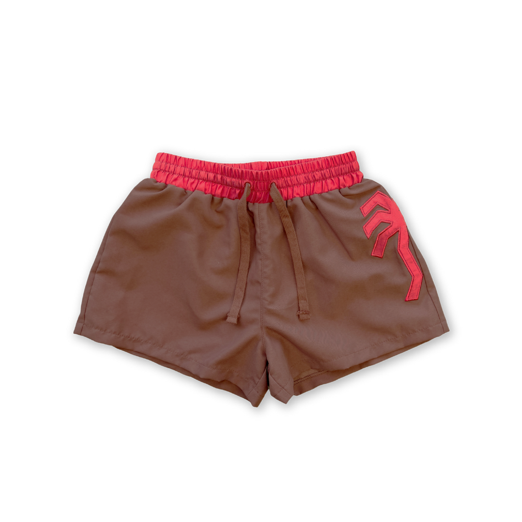 Grown Palm Tree Swim Shorts - Teddy in Single