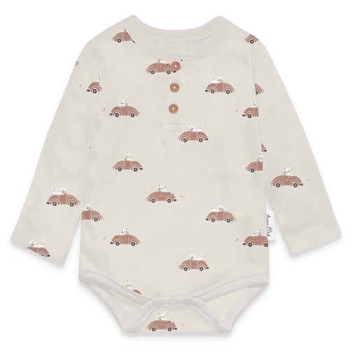 ASter & Oak - Classic Car Henley Onesie