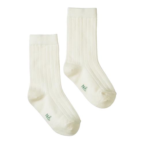 Nature Baby - Organic Wool Rib Socks - Natural
