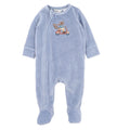 Bebe - Alvin Velour Zip Onesie (Premmie-00)