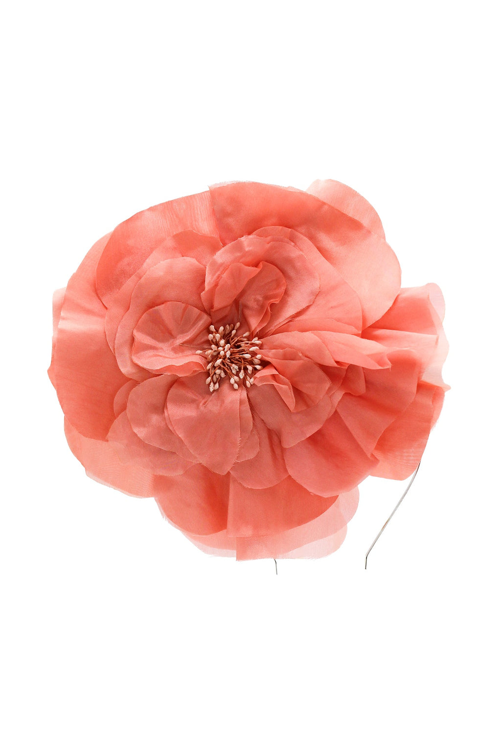 Morgan & Taylor Cindy Fascinator in Coral Pink in coral pink