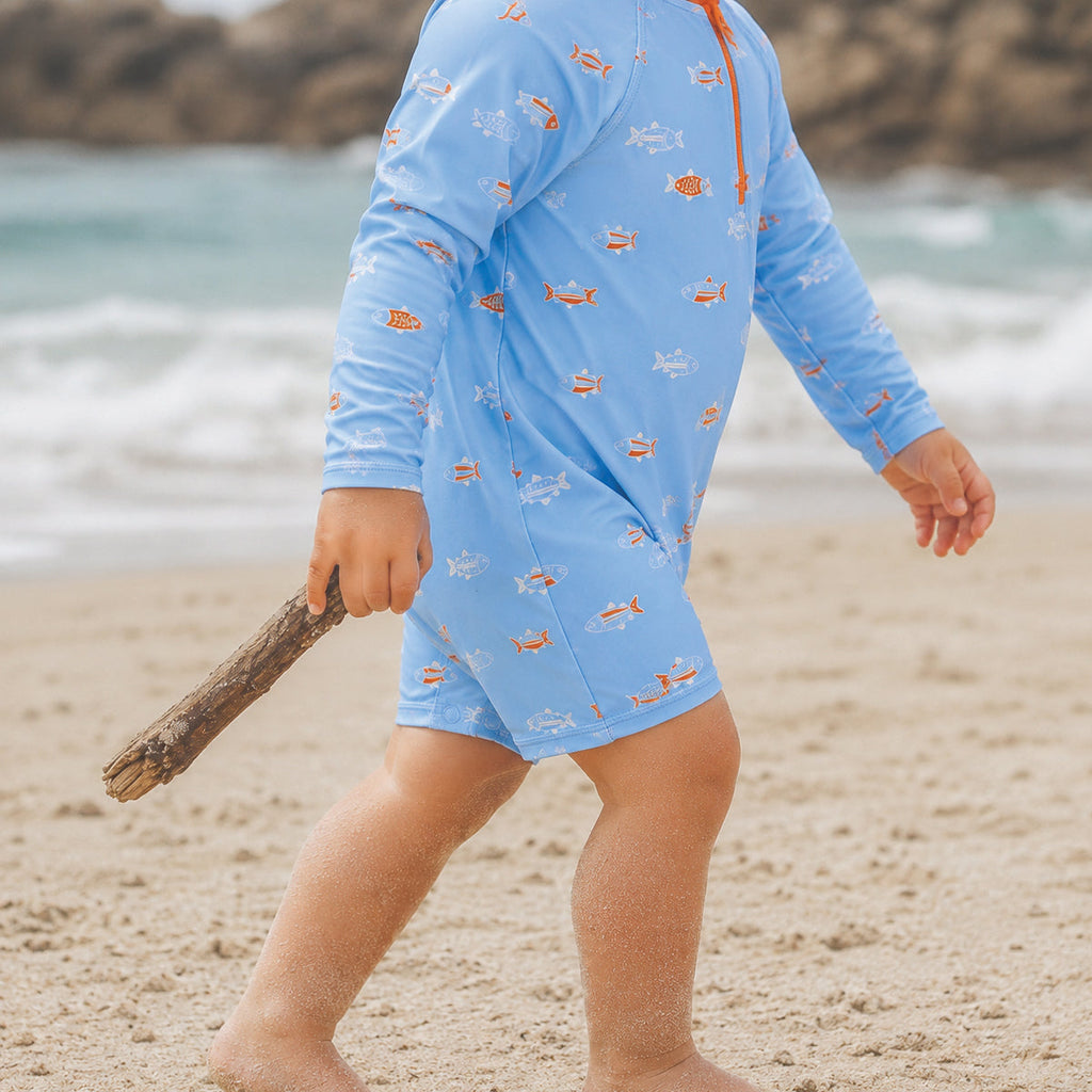 Crywolf BABY RASH SUIT Fish School in Single