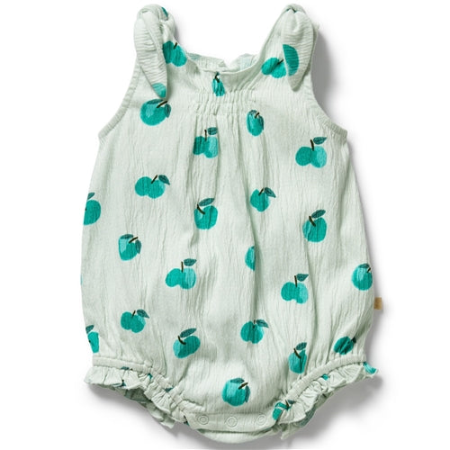 Wilson & Frenchy - Apple Papple Organic Tie Playsuit (WFS25)