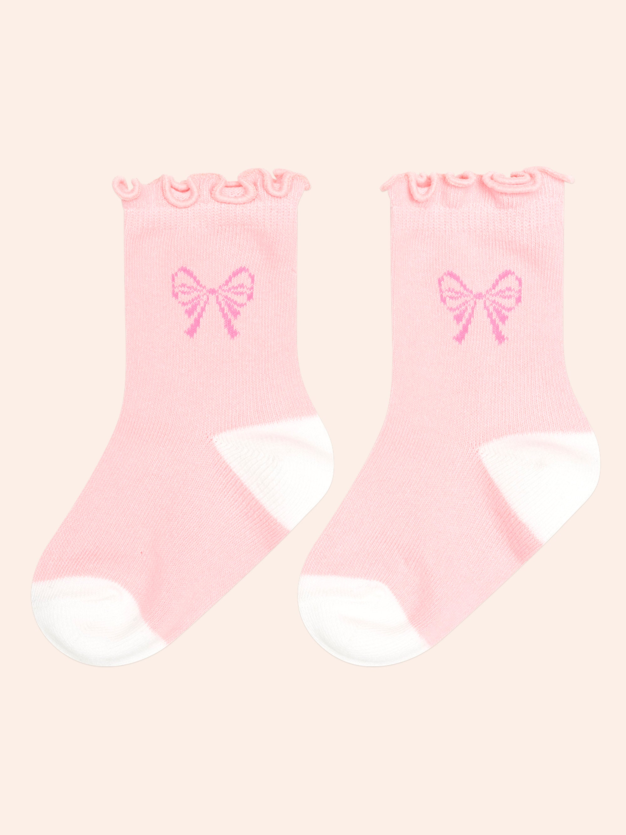 HUXBABY 3PK GIRLS FRILL SOCKS in MULTI