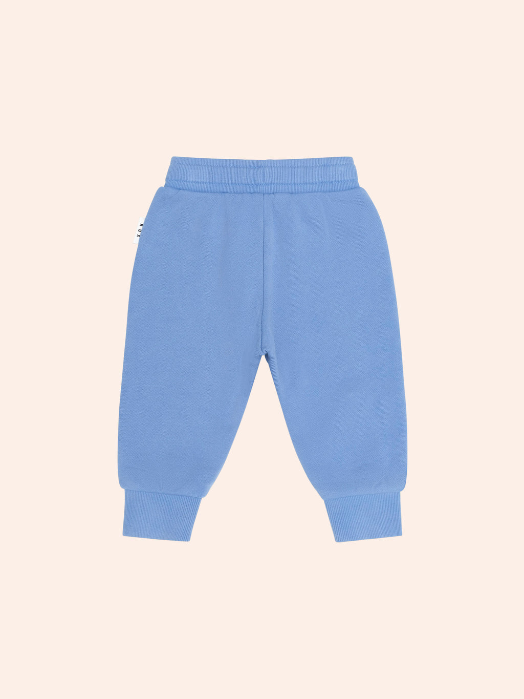 HUXBABY BALLER DINO SPORTY STRIPE SWEATPANT in VINTAGE BLUE GARMENT DYE