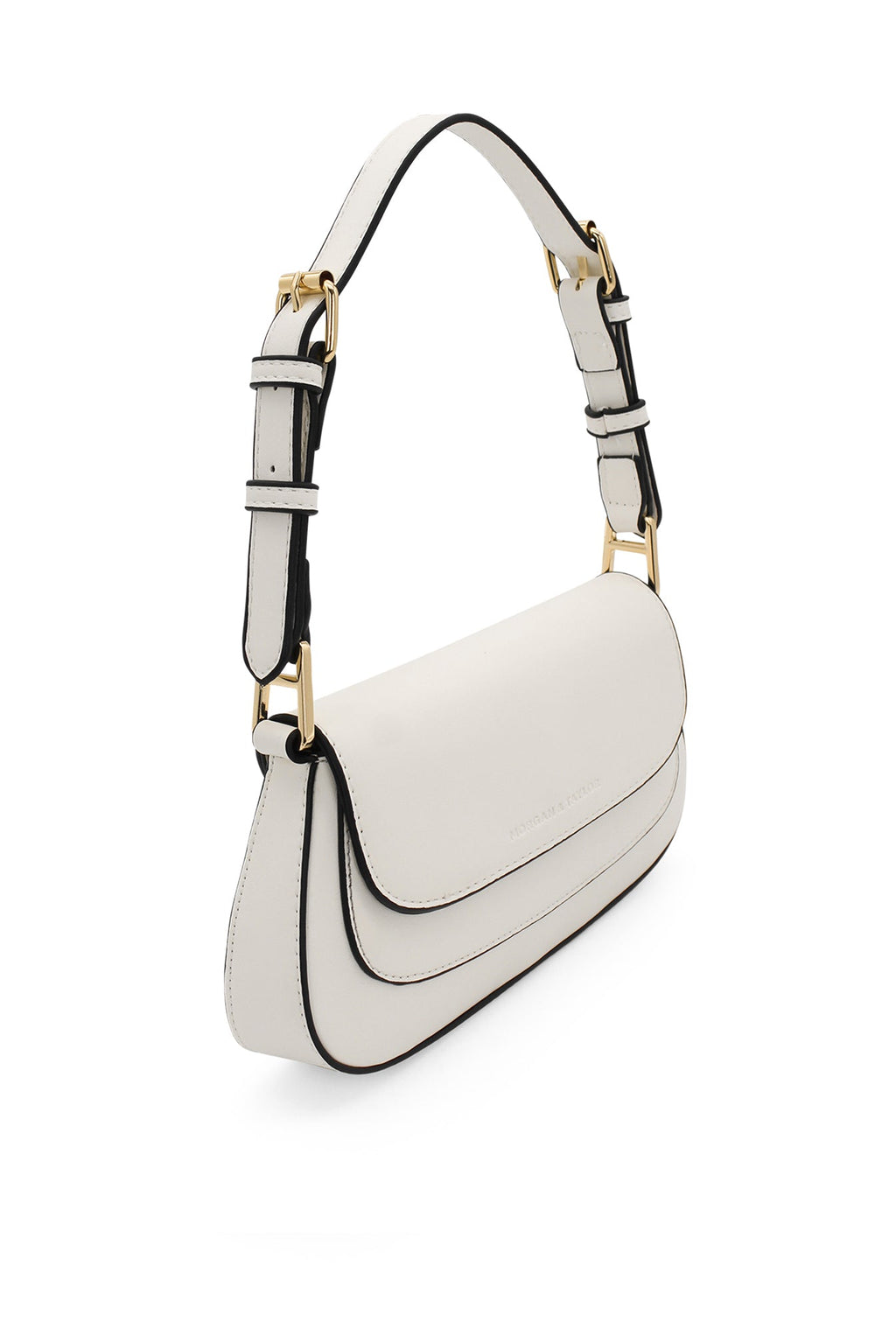 Morgan & Taylor Hailey Shoulder Bag in White in White