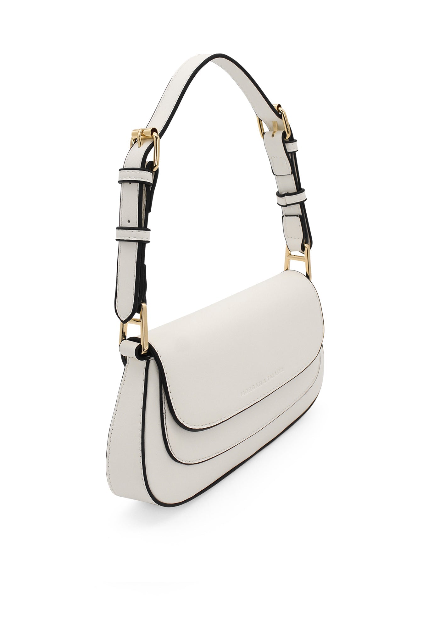 Morgan & Taylor Hailey Shoulder Bag in White in White