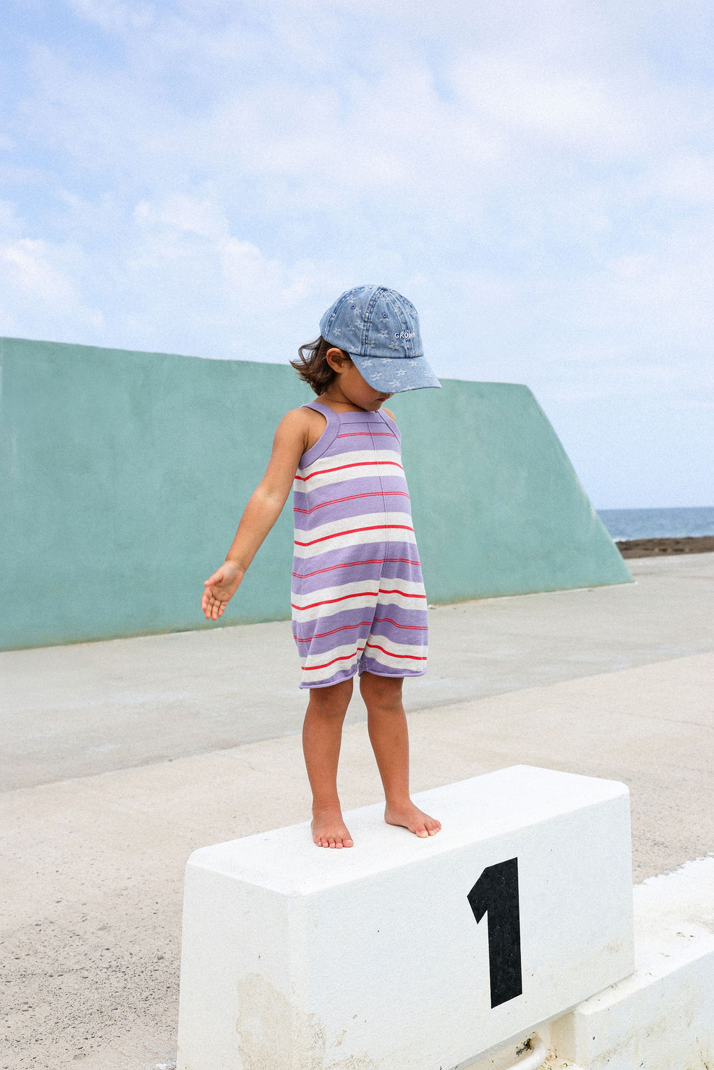 Grown Daisy Denim Cap in Single