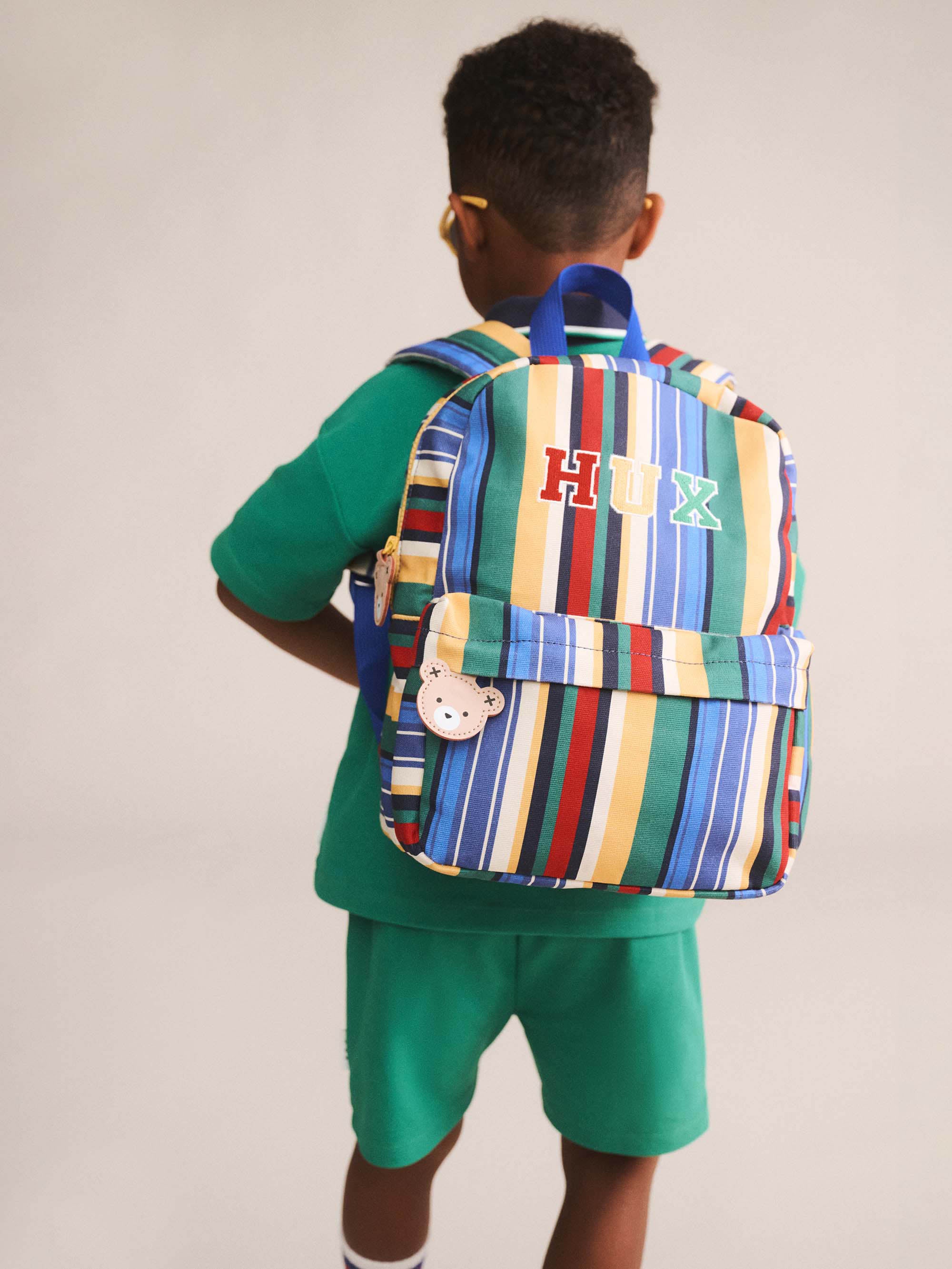 HUXBABY VACAY STRIPE BACKPACK in MULTI
