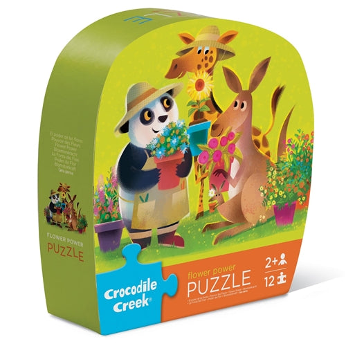 Crocodile Creek - Mini Puzzle 12pc - Flower Power