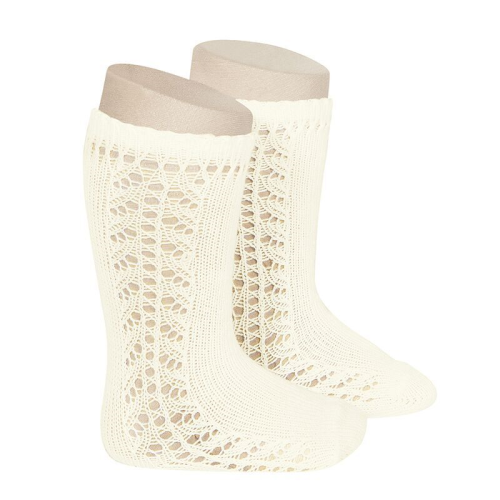 CONDOR - Side Openwork Knee High Sock