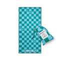 Crywolf RAPID DRY TOWEL Sea Green Check in Single