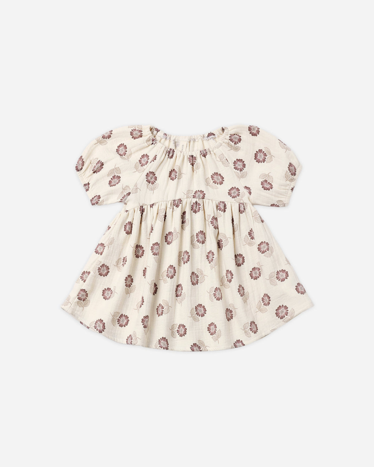 Quincy Mae Bella Dress Fall Floral in NATURAL