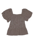Eve Girl BOBBI TOP (SIZE 8-16) in CHOCOLATE