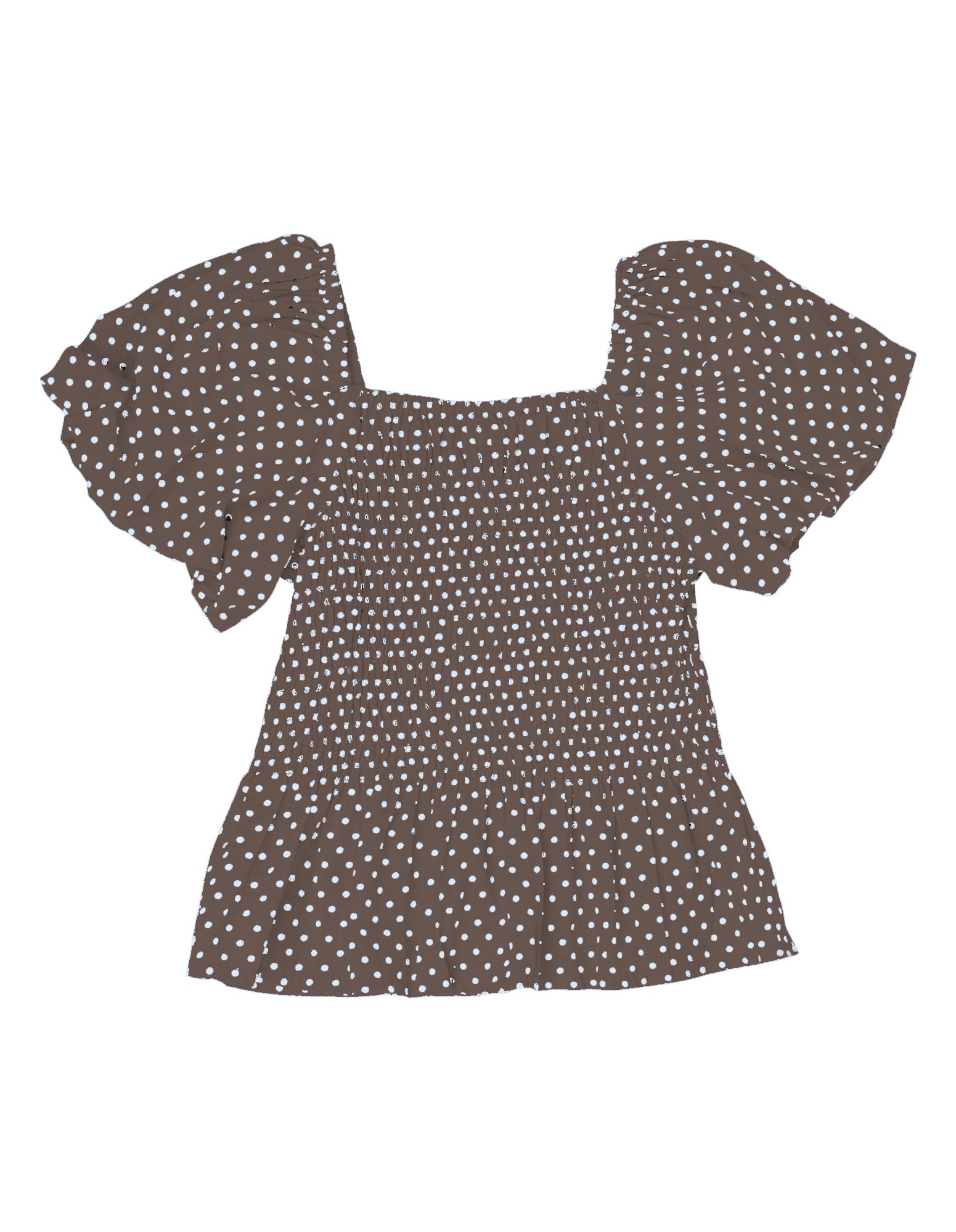 Eve Girl BOBBI TOP (SIZE 8-16) in CHOCOLATE