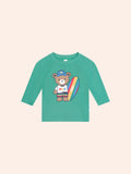 HUXBABY SURFER HUX RASHIE in VINTAGE GREEN