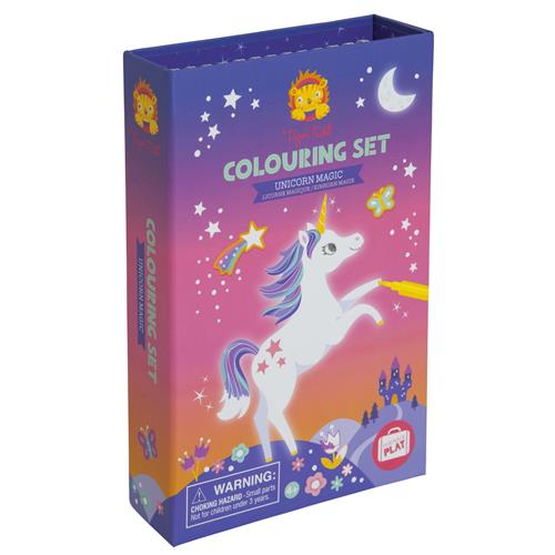 TIGER TRIBE - Colouring Set - Unicorn Magic
