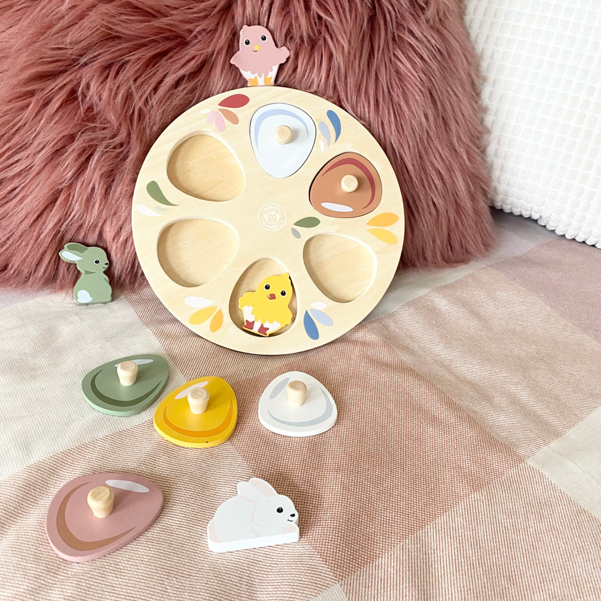 Speedy Monkey Garden Surprise Puzzle - Chicks & Bunnies in Single