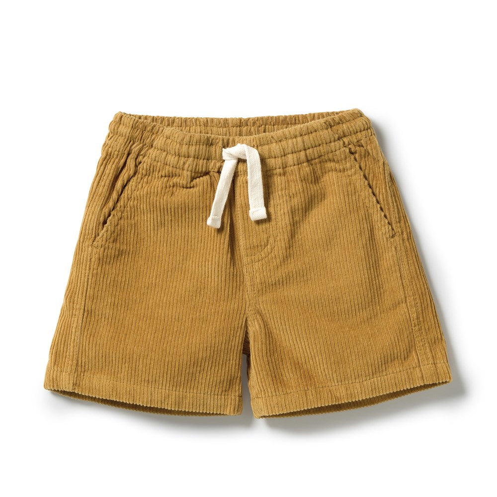 Wilson and Frenchy Amber Glow Organic Cord Short in Amber Glow