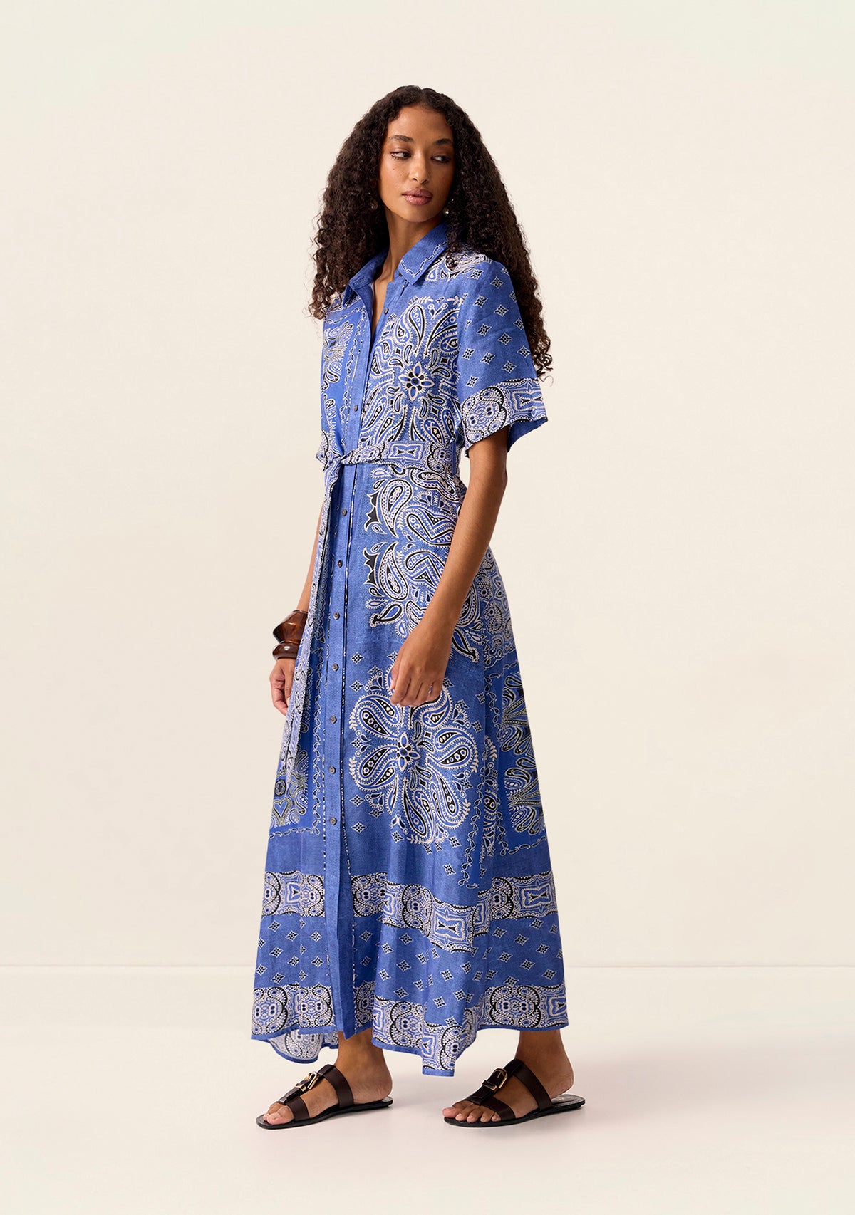 MOS The Label Zadie Shirt Dress in Print