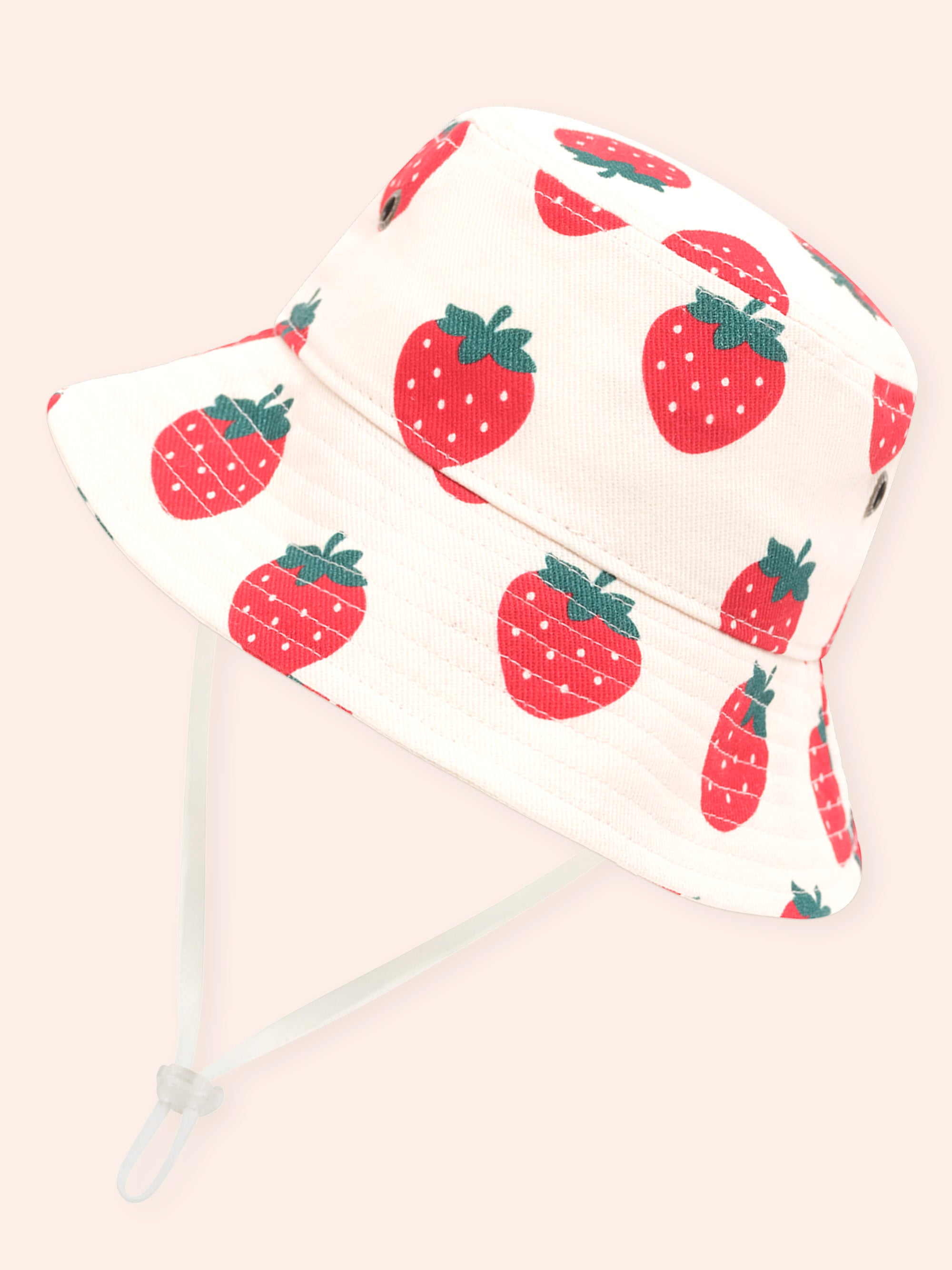 HUXBABY STRAWBERRY BUCKET HAT in MULTI STRAWBERRY
