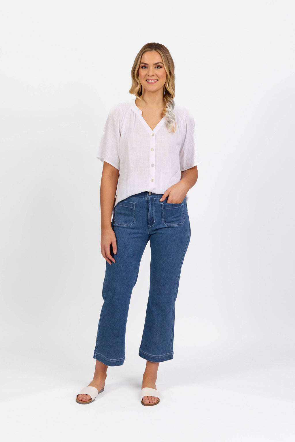 Vassalli Daily Jean - Blue Hue Denim in Blue Hue Denim
