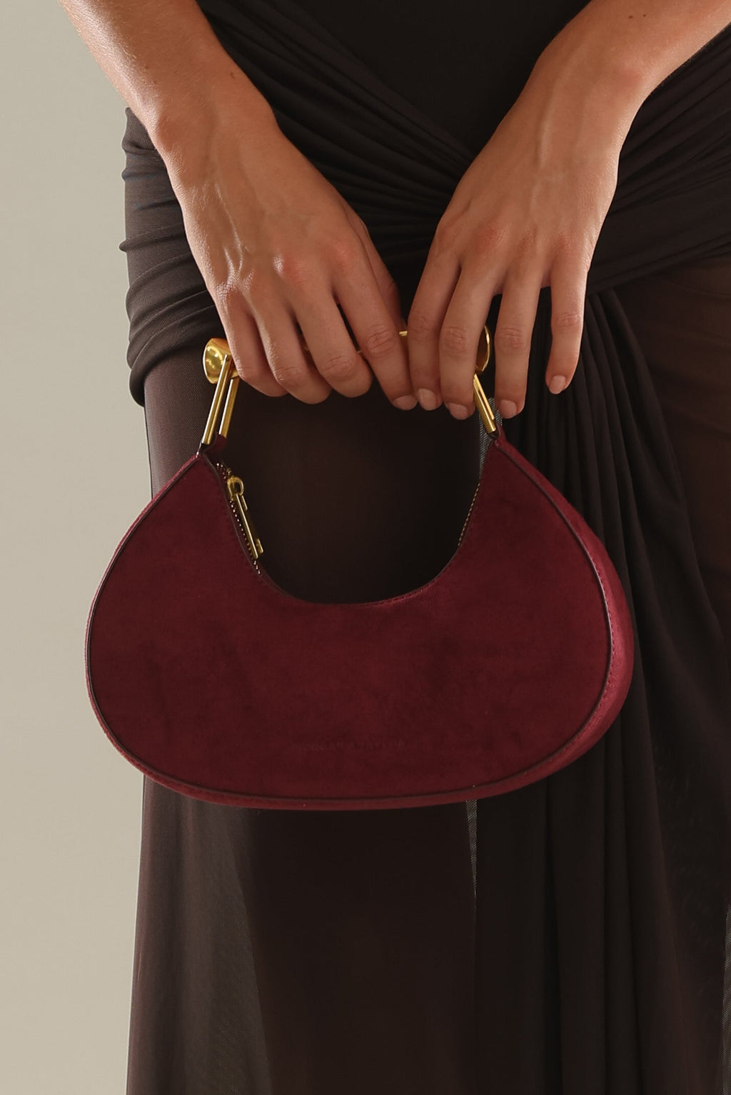 Morgan & Taylor Myla Handbag Burgundy Red in burgundy red
